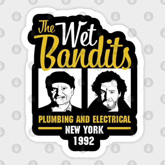 The Wet Bandits Plumbing and Electrical Sticker by Meta Cortex